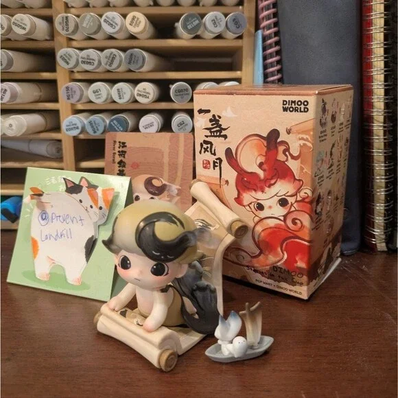 POP MART DIMOO Stories In The Cup Series Blind Box River Scroll - Picture 7 of 8